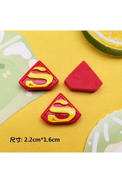Choice 2 12pcs Cartoon Bright Face DIY Cream Glue Resin Accessories Headwear ...