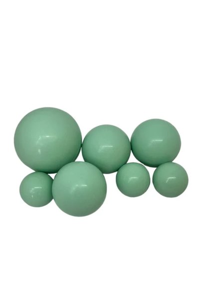 Anyta Cooking Sfere comestibile VERDE MENTA - set 7 buc pentru decorarea dese...