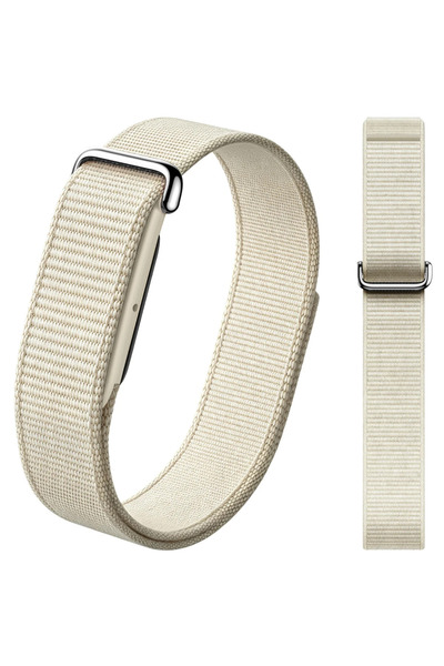 Choice For Fitbit Air Starlight Official 1:1 Sport Nylon+Silicone Loop Watchb...