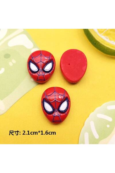 Choice 6 12pcs Cartoon Bright Face DIY Cream Glue Resin Accessories Headwear ...