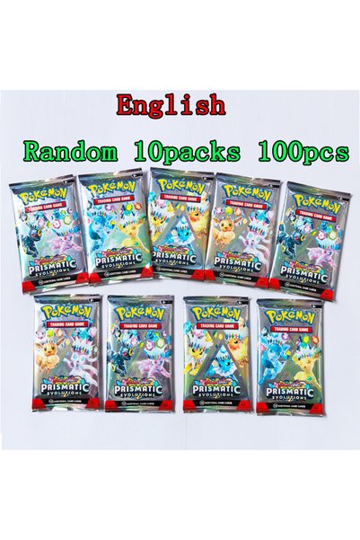 Choice English 10 packs-9 360pcs Pokémon Card Packs Bright Stars151 Prismatic...
