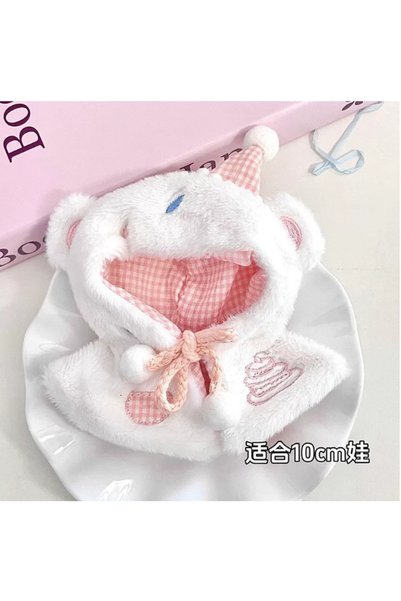 Choice pink Only 10cm Starfish Body Mini Clothes Head Covers Cloaksbaby Cloth...