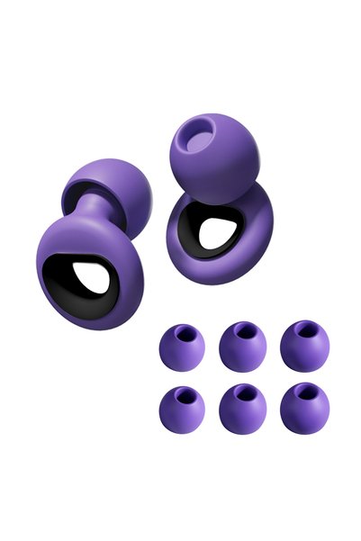 Choice Purple Waterproof Quiet Sound Filtering Ear Plugs for Noise Cancelling...