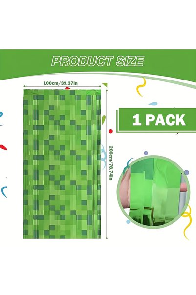 Choice 1PC pixel Game Backdrop Arch Cover Game prop happy birthday Birthday P...