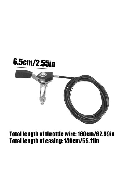 Choice Black Throttle Kit General Throttle Cable Oil Valve Accessories for Tr...
