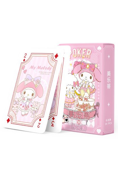 Choice بطاقات لعب بوكر من سانريو بتصميم ماي ميلودي فقط، ألعاب لوحية كرتونية ل...