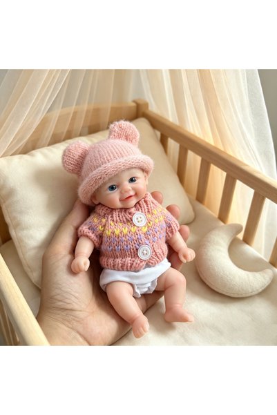 Choice Silicone Doll A 6 Inch Chubby Vivienne All Silicone Reborn Doll Lifeli...