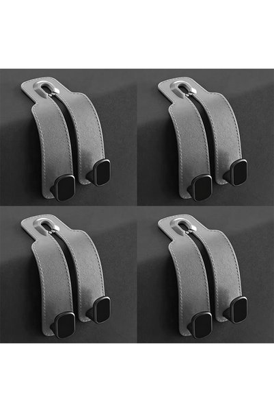 Choice C 4pcs Car Seat Back Hook Universal Car Headrest Hanger Storage Holder...