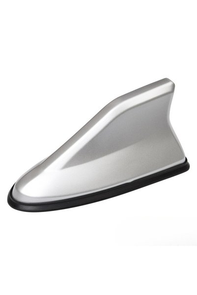 Choice silver Universal Carbon Fiber Look Car Roof Top Mount Shark Fin Aerial...