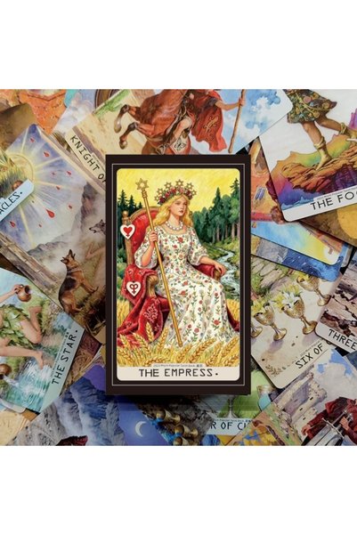 Choice Tarot: Exquisite Painterly Illustration Deck - 10.3*6cm 78 Pcs Art Div...