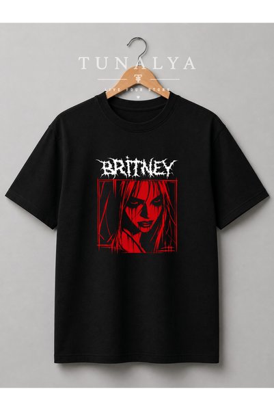 Grafftee Clothing Britney Spears Printed Oversized Unisex T-Shirt