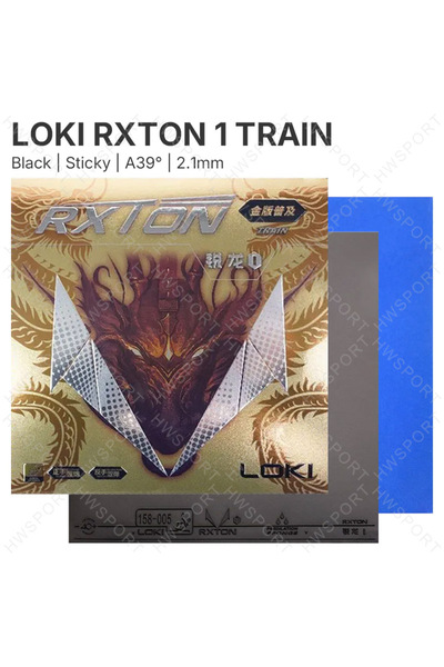 Choice مطاط أسود 1 LOKI RXTON 1 لطاولة تنس الطاولة، مطاط للتنس الطاولة للمبتد...
