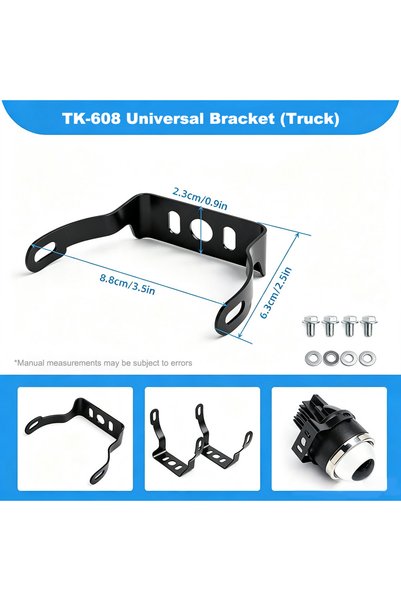 Choice Universal for Trucks 2PCS 3 Inch Projector Lens Fog Light Bracket Retr...