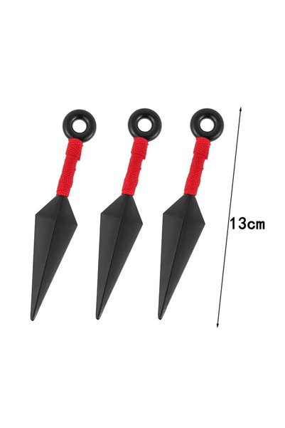 Choice 3pcs 13cm 3pcs Hardless Darts Hatake Kakashi Akatsuki Pain Kunai Shuri...