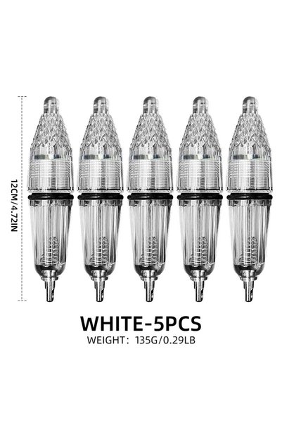 Choice White-S-5pcs ShareShark 5pcs LED Flashing Fishing Light AA Battery Pow...