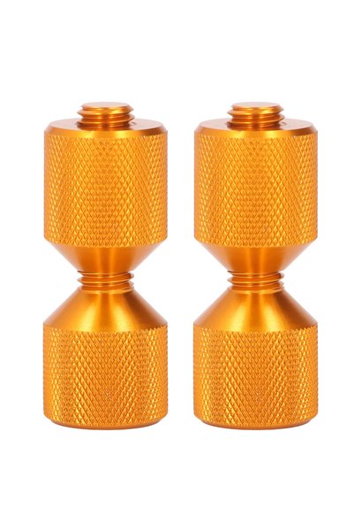 Choice Orange 2pcs Flange Alignment Pin Anodize Aluminium 1‑1/8in Flange Doub...