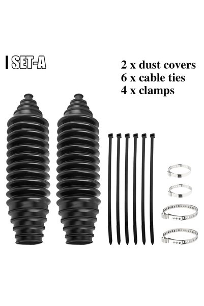 Choice SET-A Universal Steering Tie Rod Dust Cover Kit Gear And Rack Silicone...