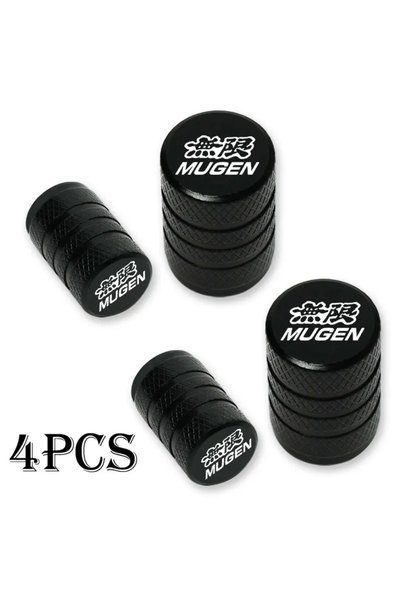 Choice Mugen-9 4Pcs Car Wheel Tire Valve Caps Tyre Stem Covers Airdust Waterp...