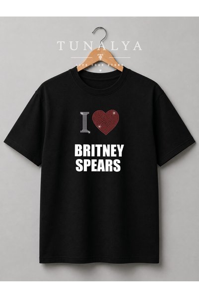 Grafftee Clothing Britney Spears Printed Oversized Unisex T-Shirt