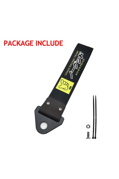 Choice 6 JDM Racing Culture Style Tow Strap Universal Race Towing Car Motorcy...