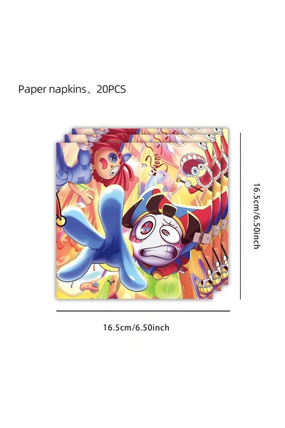 Choice 20pcs Napkins Amazing Tableware Birthday Party Decoration Digitaled Ci...