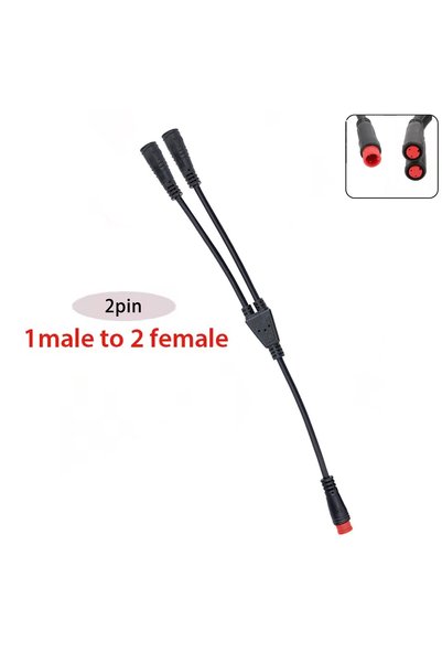 Choice 2pin male to female E-bike Signal Sensor Y Splitter 2/3/4/5Pin Connect...