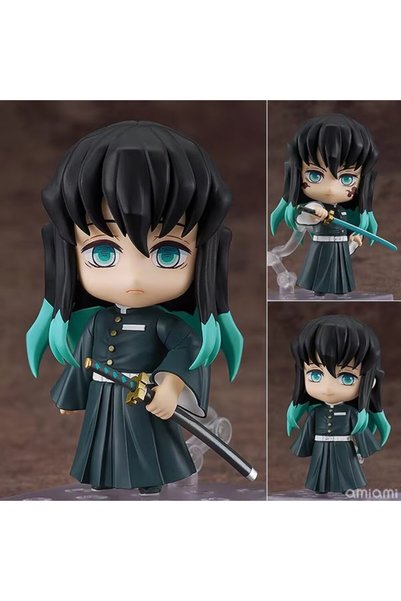 BANDAI 2218 10cm Demonslayer Tokito Muichiro Kanroji Mitsuri Articulated Acti...