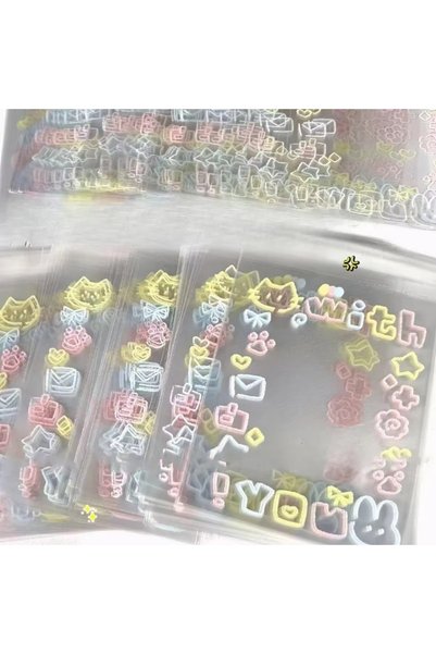Choice 8x11cm Other 100pcs 20/50/100 pcs Graffiti Kitten Self-Adhesive Bag, S...