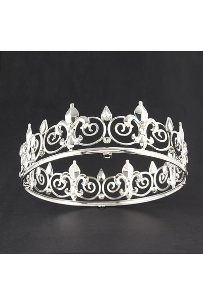 Choice Silver Men's Royal King Crown Queen Tiara Birthday Bridal Prom Accesso...