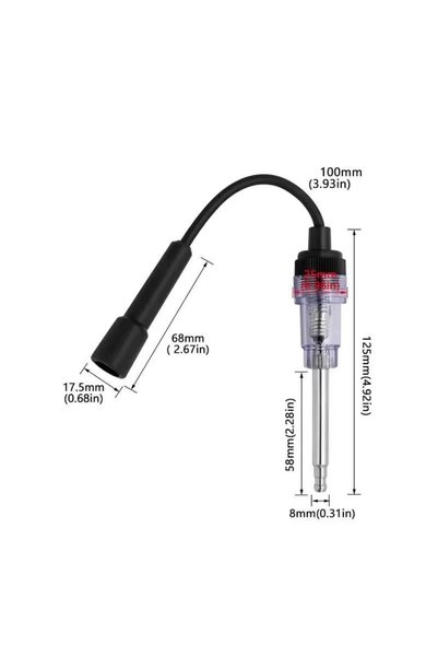 Choice 1 set pen-opp bag Spark Plug Tester Dual Hole Adjustable Frequency 12V...