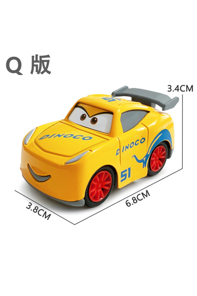Choice 02 Pixar Cars Cruze Ramirez Q Version Pull-Back Car Model Toy Metal Di...