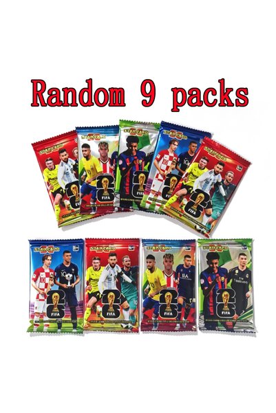 Choice Random 9psc In Stock Panini 2026 New FIFA World Cup Soccer Cards Pack ...