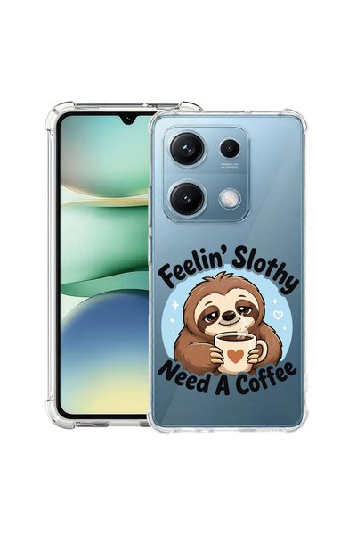 bestcase Anti Shock Case For Motorola Edge 70 Max, Slothy - Need a Coffee, Ad...