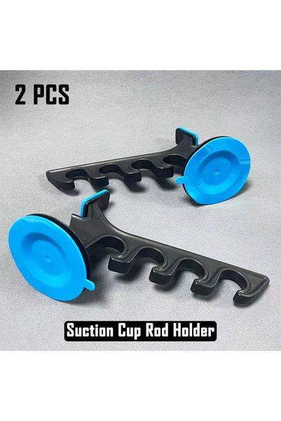 Choice 2PCS 2pcs Suction Cup Rod Holder - 360° Swivel Mount for Boat & Cooler...