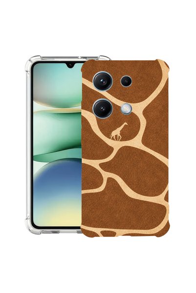 bestcase Удароустойчив калъф за Motorola Edge 70 Max, с десен мотив „Жирафа“,...