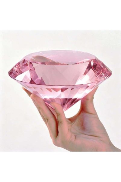 Choice 80MM Pink Extra Big Acrylic Diamond Gems Stones Treasure 80MM/60MM Val...