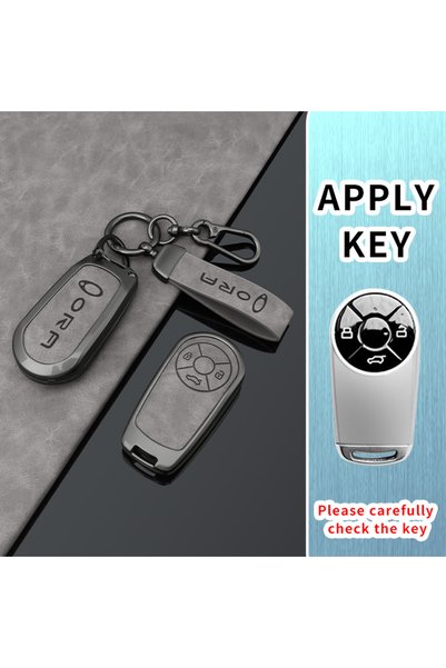 Choice Grey-A 3-piece set Car Key Fob Case Cover Chain For GWM Ora 03 07 Good...