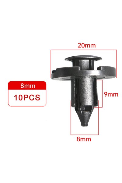 Choice black 10PCS Push Type Retainers Clip Bumper Clips 1006521 00 A Powerfu...