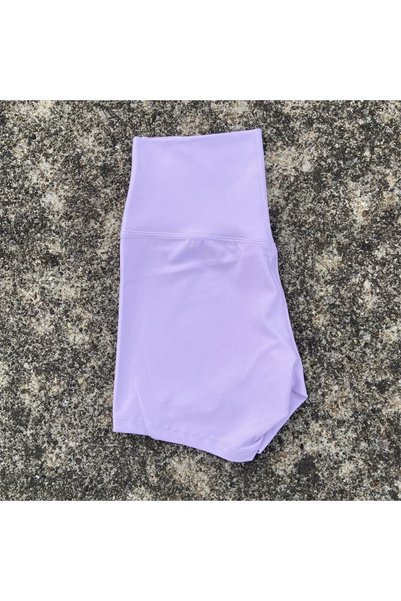 Choice S Orchids Solid Color High Waist Yoga Short Leg Women Fitness Sport Sh...