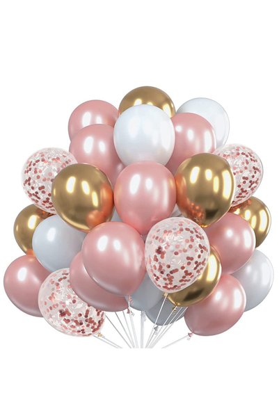 Choice 10inch 01-rose gold 10 inch latex balloons 30pcs combination balloon s...