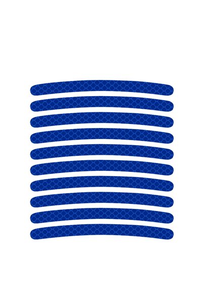 Choice 40 Pcs Blue 20/40 Pcs Car Wheel Hub Reflective Sticker Rainbow Fluores...