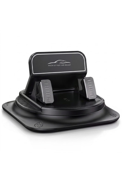 Choice Black Car Dashboard Phone Holder Anti Slip Silicone Pad 360 Degree Rot...