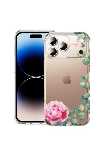 bestcase Husă anti-șoc pentru Apple iPhone 18 Pro |   iPhone 17 Pro, Floral -...