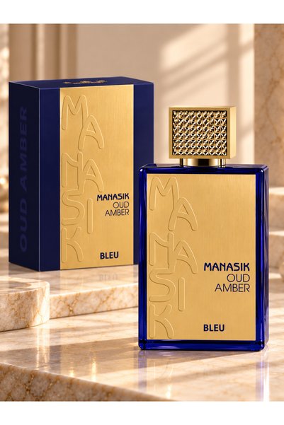 EMATTEIRO Parfum Bărbați OUD AMBER BLEU, 100 ml, Aromatic-Lemnos, cu Grapefru...
