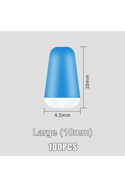 Choice Large (10mm) 100Pcs/Lot Anti-winding Rubber Space Beans Sea Carp Fly F...