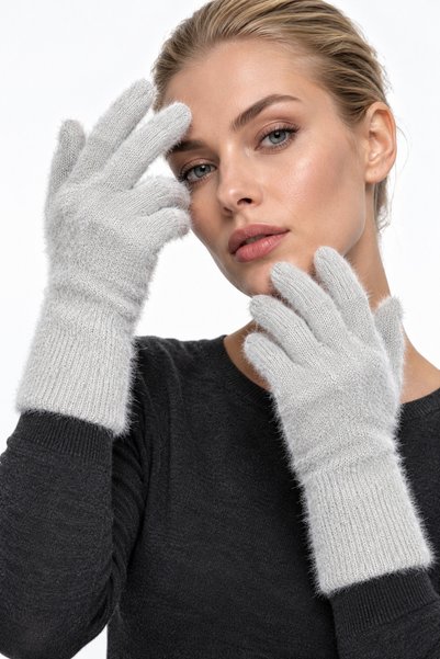 la polario LUNA Soft Touch Plush-Textured Polyamide Women's Gloves