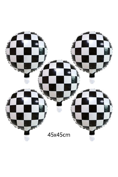 Choice as picture Iridescent 5pcs Tire Foil Balloons - Car Themed Birthday Pa...
