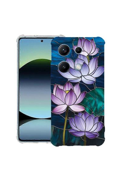 bestcase Husă Anti Shock Case For OPPO Reno16 Pro, Floral - Stained Glass Lot...