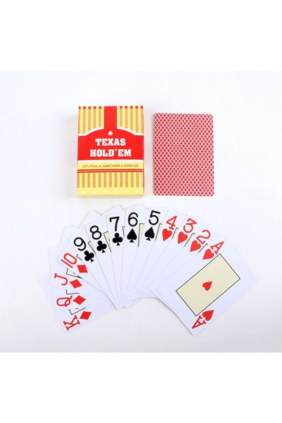 Choice red 1/2pcs A Set of Durable, Universal Baccarat and Texas Hold'em Play...