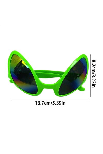 Choice B Funny Glasses Novelty Green Alien Eyeglasses Party Cosplay Eyewear M...